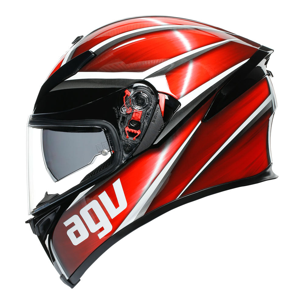 AGV K5 - TEMPEST BLACK/RED