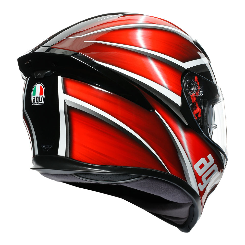 AGV K5 - TEMPEST BLACK/RED