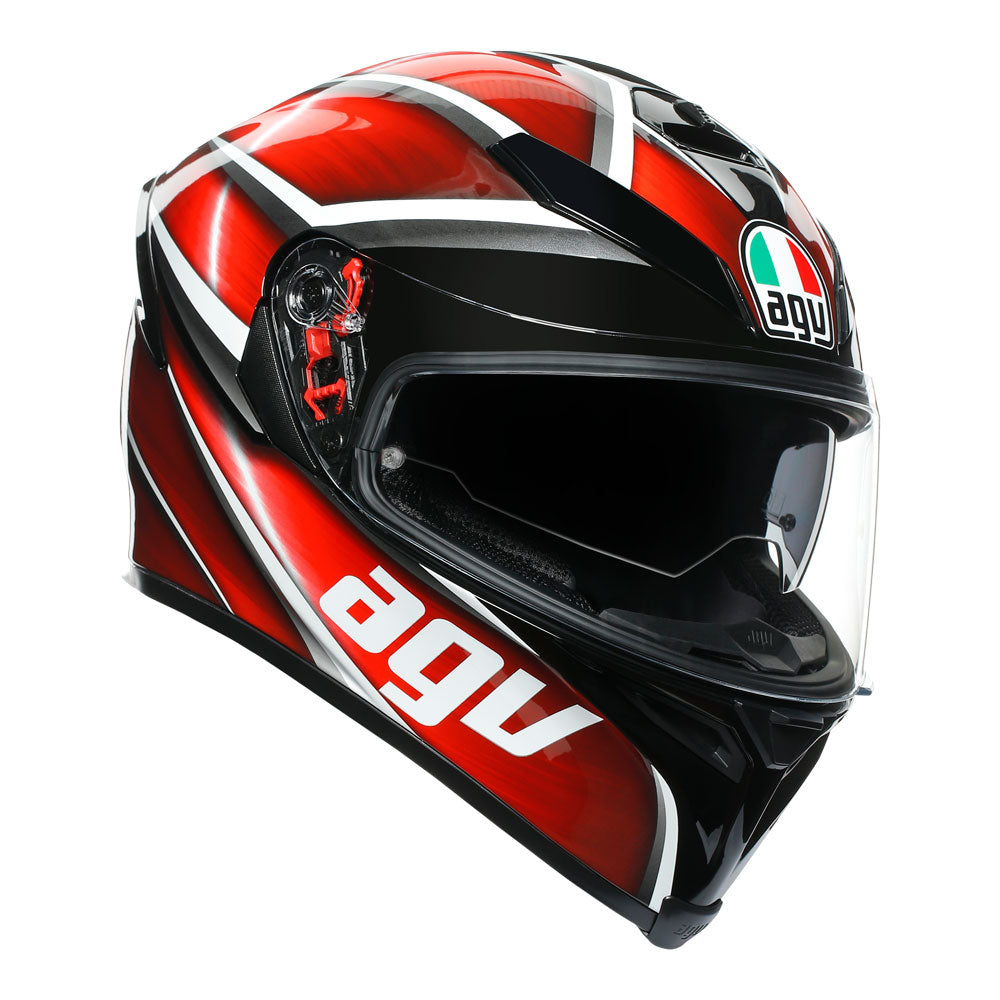 AGV K5 - TEMPEST BLACK/RED