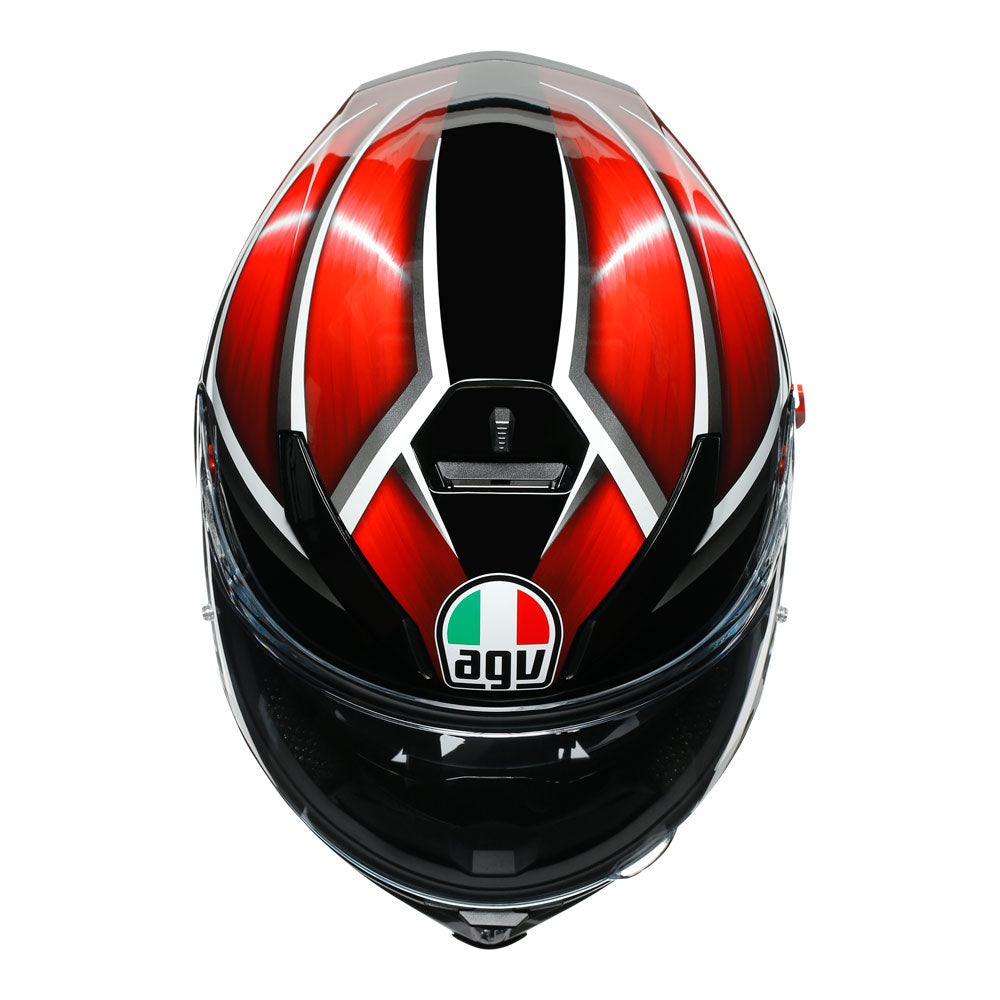 AGV K5 - TEMPEST BLACK/RED