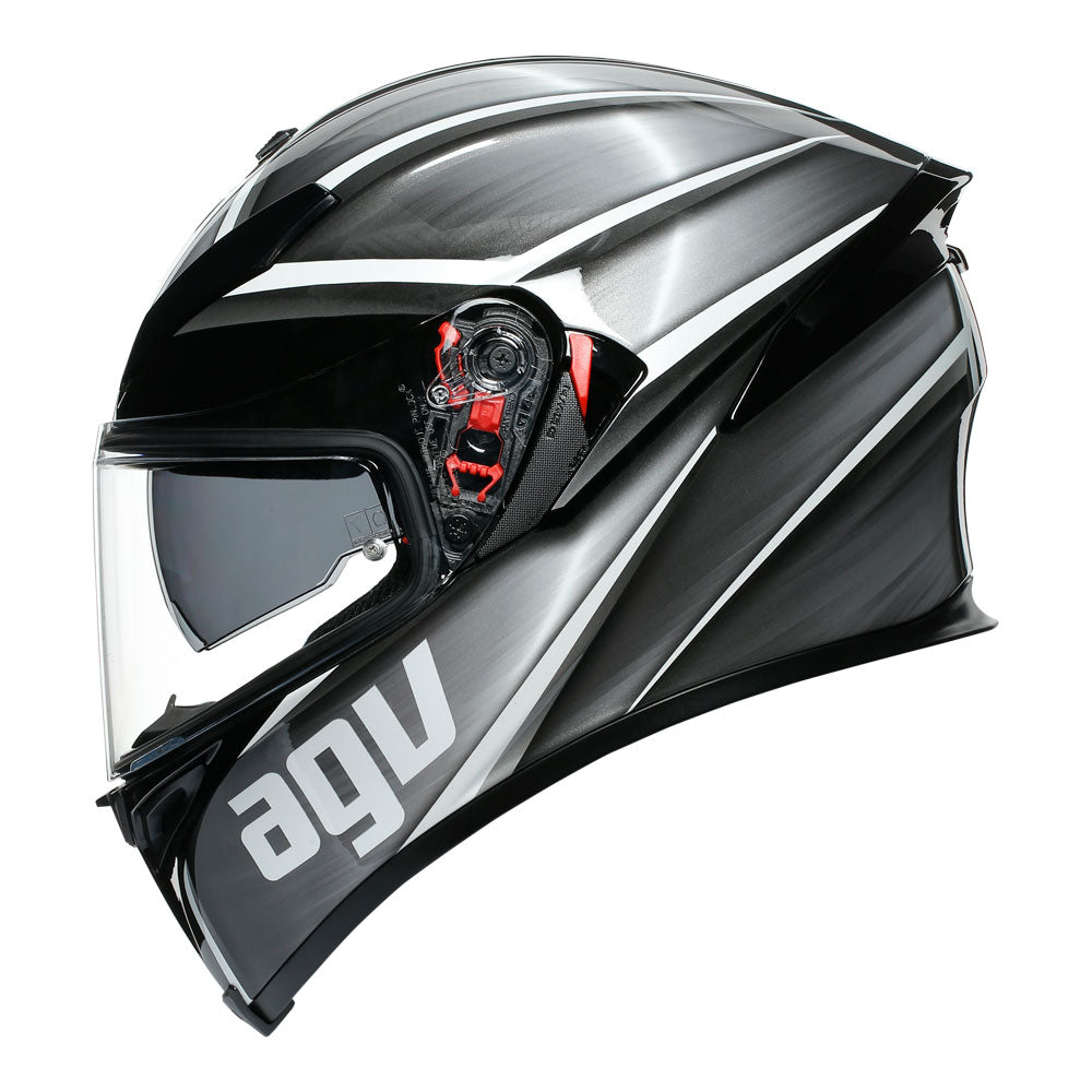AGV K5 - TEMPEST BLACK/SILVER