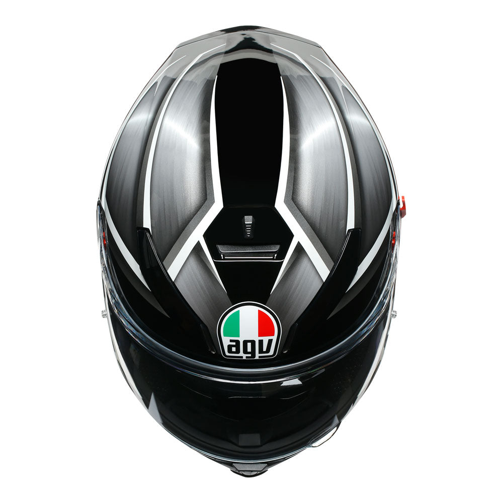 AGV K5 - TEMPEST BLACK/SILVER