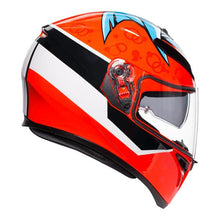Load image into Gallery viewer, AGV K3 SV Attack Motorcycle Helmet - Red/Black/White