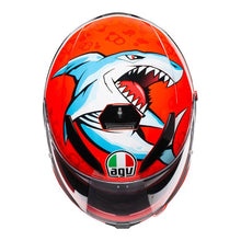Load image into Gallery viewer, AGV K3 SV Attack Motorcycle Helmet - Red/Black/White