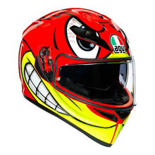 Load image into Gallery viewer, AGV K3 SV Birdy Motorcycle Full Face Helmet - Red/Yellow
