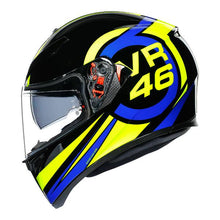 Load image into Gallery viewer, AGV K3 SV Ride 46 Motorcycle Full Face Helmet - Blue/Rossi
