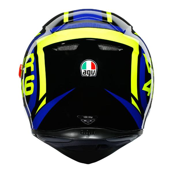 AGV K3 SV Ride 46 Motorcycle Full Face Helmet - Blue/Rossi