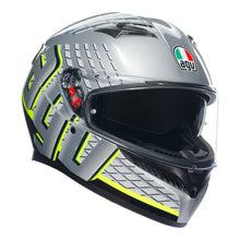 Load image into Gallery viewer, AGV K3 - FORTIFY GREY/BLACK/YELLOW FLUO