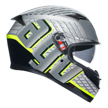 Load image into Gallery viewer, AGV K3 - FORTIFY GREY/BLACK/YELLOW FLUO