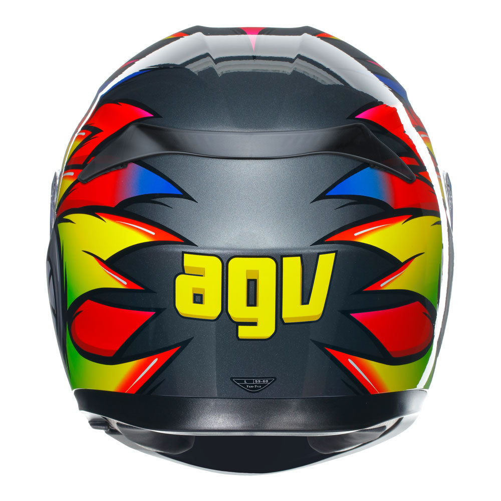 AGV K3 - BIRDY 2.0 GREY/YELLOW/RED