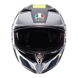 AGV K3 -HADE GREY/YELLOW FLUO