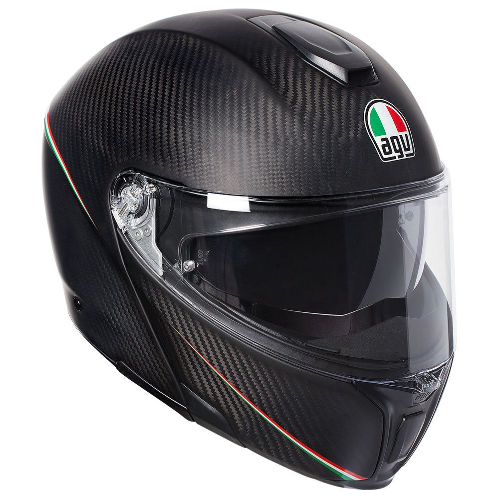 AGV SPORTMODULAR - TRICOLORE MATT CARBON/ITALY