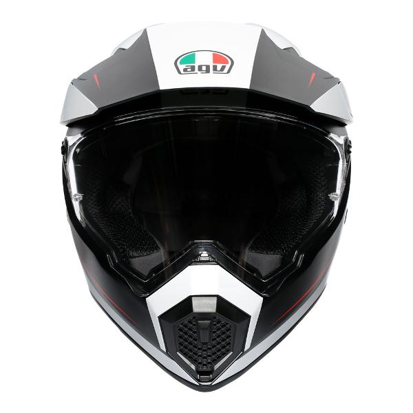 AGV AX9 - PACIFIC ROAD MULTI - MATT BLACK/WHITE/RED