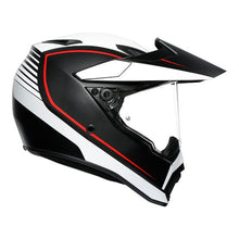 Load image into Gallery viewer, AGV AX9 - PACIFIC ROAD MULTI - MATT BLACK/WHITE/RED