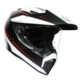 AGV AX9 Pacific Road Full Face Motorcycle Helmet - Matte Black/White/Red