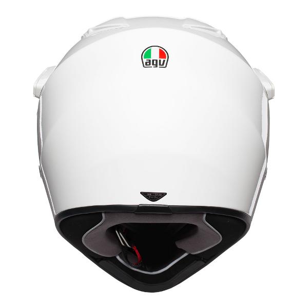 AGV AX9 Full Face Motorcycle Helmet - White - MotoHeaven