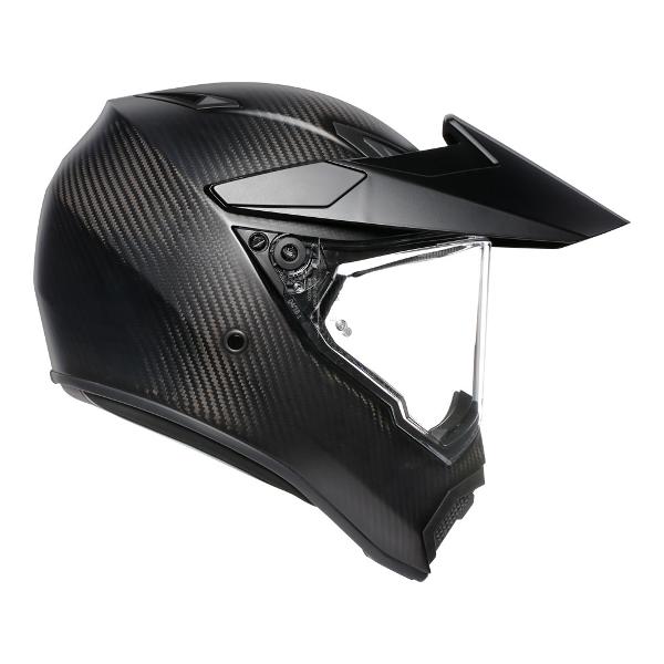 AGV AX9 Full Face Motorcycle Helmet - Matte Carbon - MotoHeaven