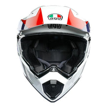 Load image into Gallery viewer, AGV AX9 Atlante Motorcycle Full Face Helmet - White/Blue/Red