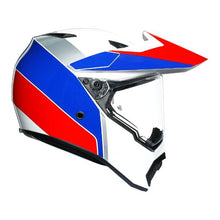 Load image into Gallery viewer, AGV AX9 Atlante Motorcycle Full Face Helmet - White/Blue/Red