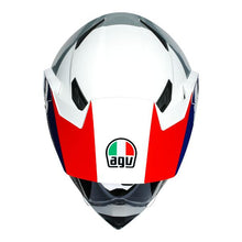 Load image into Gallery viewer, AGV AX9 Atlante Motorcycle Full Face Helmet - White/Blue/Red