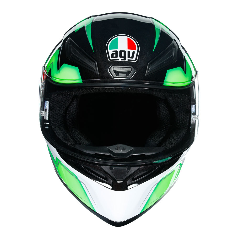 AGV K1 S - KRIPTON BLACK/GREEN