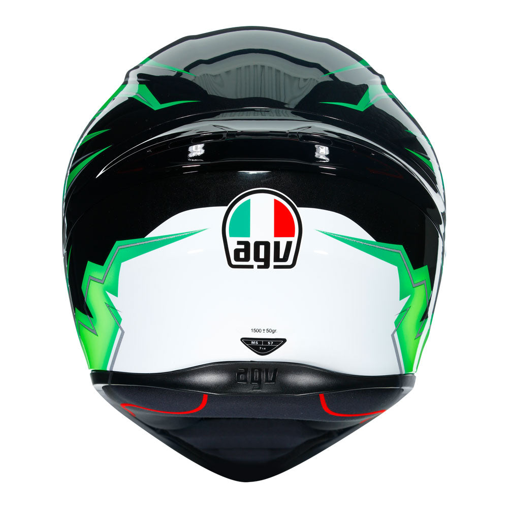 AGV K1 S - KRIPTON BLACK/GREEN