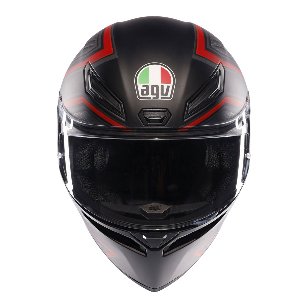 AGV K1 -LING MATT BLACK/RED