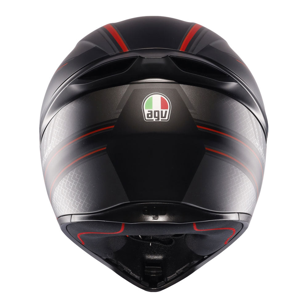 AGV K1 -LING MATT BLACK/RED