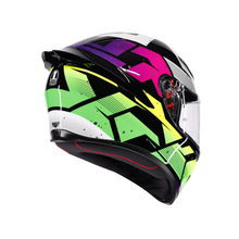 Load image into Gallery viewer, AGV K1 S Punkpulse Full Face Helmet - Black/Purple/Lime - MotoHeaven