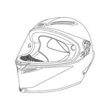 Load image into Gallery viewer, AGV BREATH DEFLECTOR PISTA GP R / CORSA R