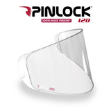 AGV 100% MAX VISIONâ PINLOCK LENS 120 CLEAR RACE 3 VISOR