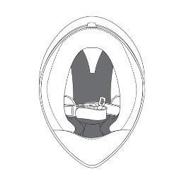 AGV REM Veloce S Crown Pad For Motorcycle Helmet - Black - MotoHeaven