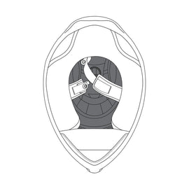 AGV REMOVABLE CROWN PAD K5