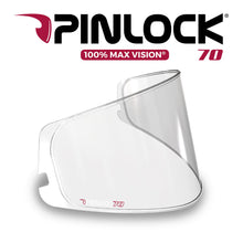 Load image into Gallery viewer, AGV 100% MAX VISION™ PINLOCK® LENS 70 CLEAR GT4 K5 S / K3 SV / K1 S