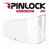 AGV 100% MAX VISION PINLOCK LENS 70 CLEAR GT6-1 K3-L