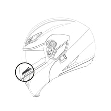 Load image into Gallery viewer, AGV BREATH DEFLECTOR COMPACTT