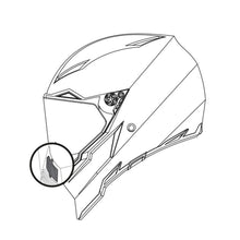 Load image into Gallery viewer, AGV BREATH DEFLECTOR AX-8