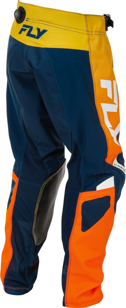 Fly Racing 2026 Kinetic MX Youth Pants - Navy/Orange