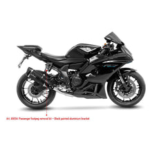 Load image into Gallery viewer, LV Passenger Foot Peg Removal Kit Stainless Black YZF R7 21-23