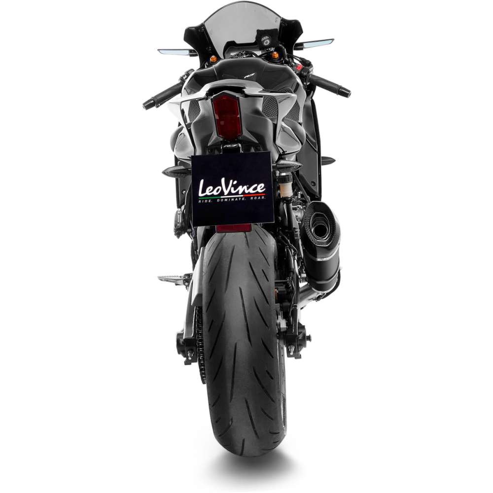LV Passenger Foot Peg Removal Kit Stainless Black YZF R7 21-23