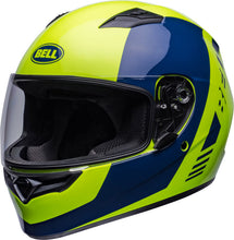 Load image into Gallery viewer, Bell Qualifier Helmet - Turnpike Matt/Gold Hi-Vis Yellow/Navy