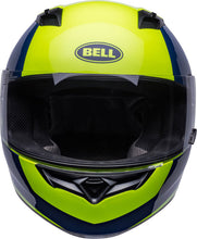 Load image into Gallery viewer, Bell Qualifier Helmet - Turnpike Matt/Gold Hi-Vis Yellow/Navy