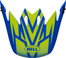 Bell Mx-9 Mips Peak - Disrupt Matt Classic Blue/Hi-Viz Yellow