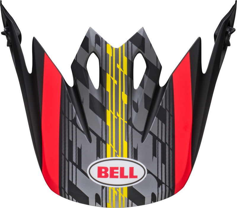Bell Mx-9 Mips Peak - Offset Matt Black/Red