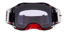 Load image into Gallery viewer, Oakley Airbrake Troy Lee Designs Red White Blue Wings Strap Goggles With Prizm Low Light Lens