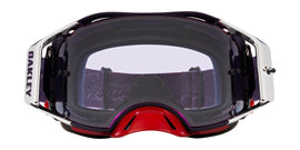 Oakley Airbrake Troy Lee Designs Red White Blue Wings Strap Goggles With Prizm Low Light Lens