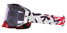 Load image into Gallery viewer, Oakley Airbrake Troy Lee Designs Red White Blue Wings Strap Goggles With Prizm Low Light Lens