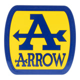 ARROW SP - HEAT PROOF STICKER MX 90x90mm - ARROW (BLU/YLW)