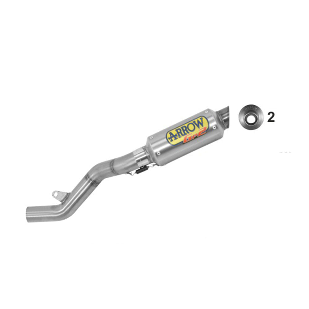 ARROW Silencer 71005GP :- GP2 Series Titanium<br>KAWASAKI