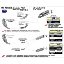 Load image into Gallery viewer, ARROW Silencer 71110AON  :- THUNDER Aluminium Dark with Steel End Cap